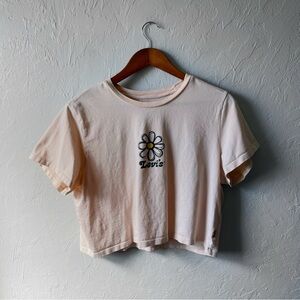 Levi’s Pink Jordie Tee Daisy Print Cropped T Shirt